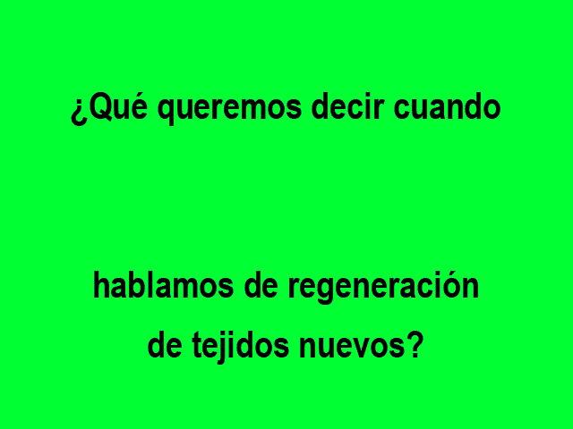 Regeneración de tejidos en plantas afectadas.